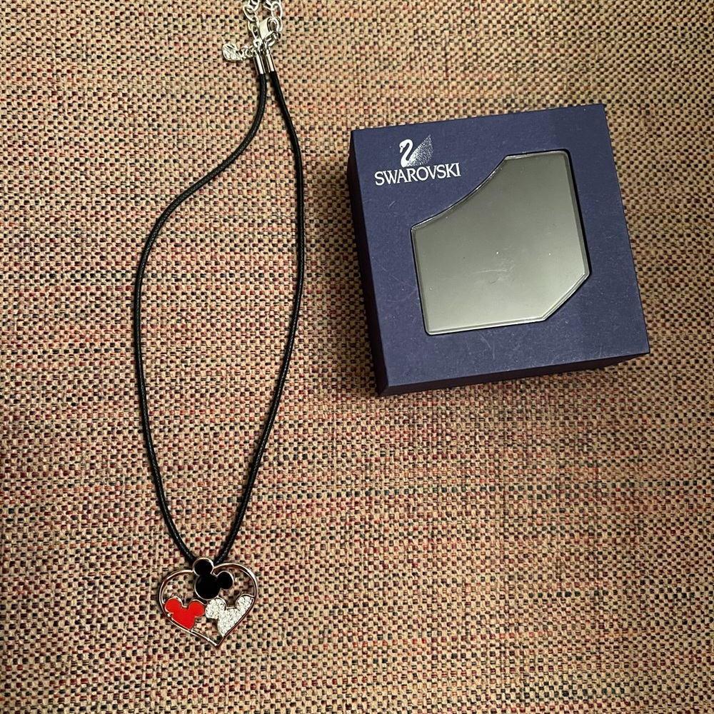 Authentic pre-owned Swarovski Mickey necklace